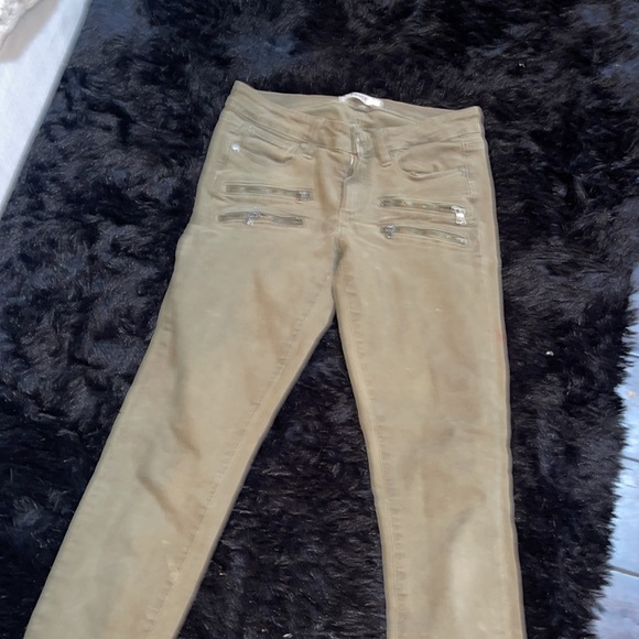 Army green Paige pants jeans 27 skinny flattering from Nordstroms - Picture 2 of 3
